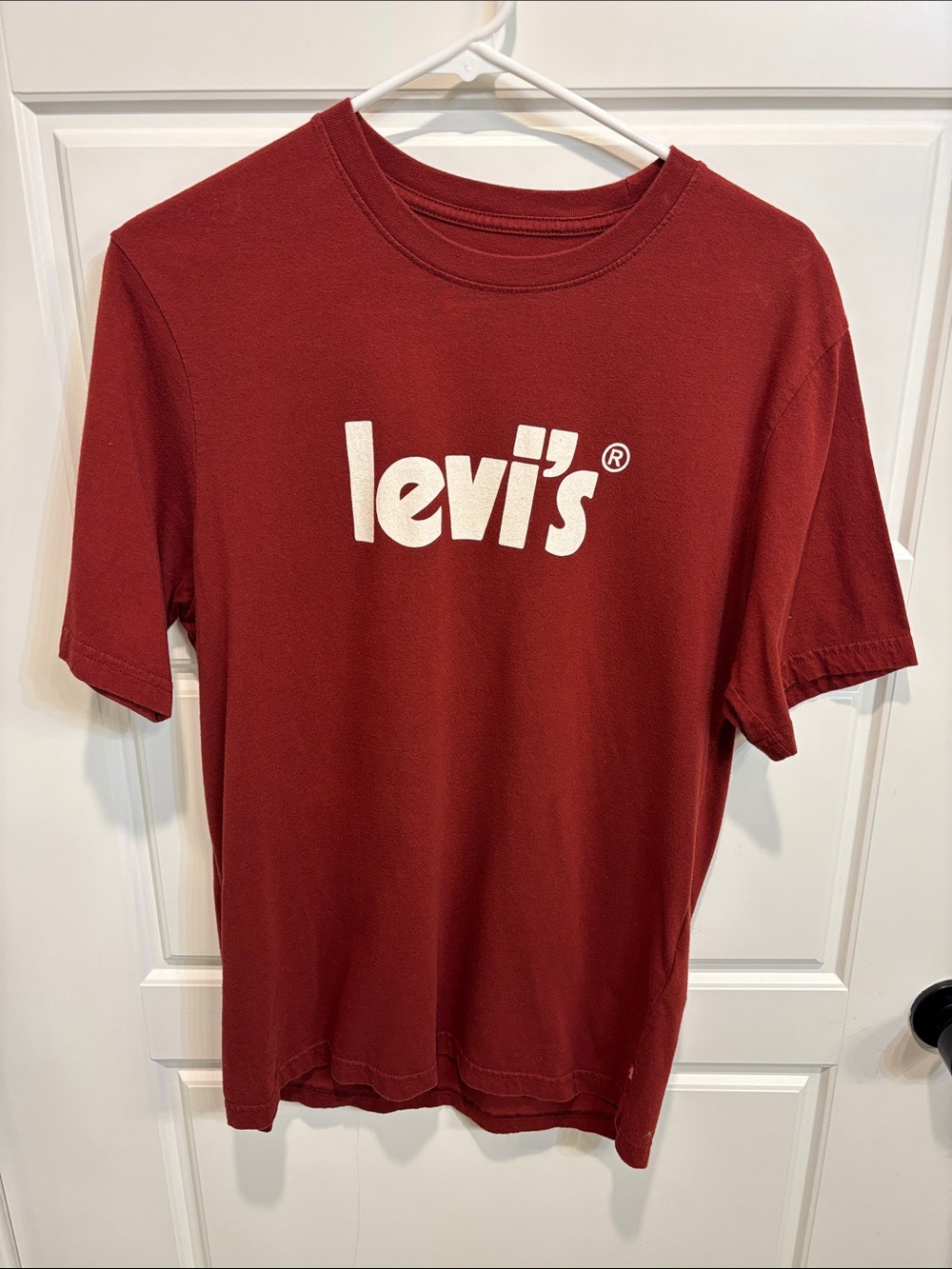 Levi's Red Short Sleeve Logo Crew Tee